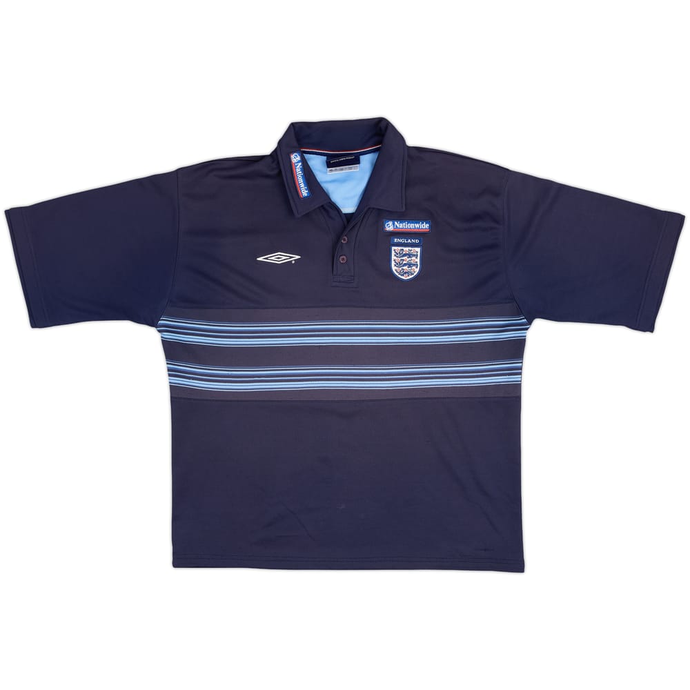 2002-04 England Umbro Polo Shirt - 8/10 - (XXL)