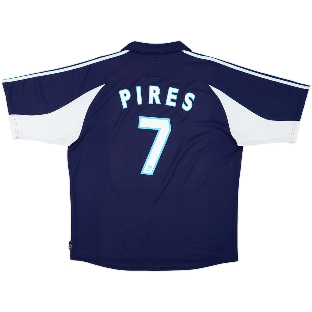 1999-00 Olympique Marseille Away Shirt Pires #7 - 9/10 - (XL)