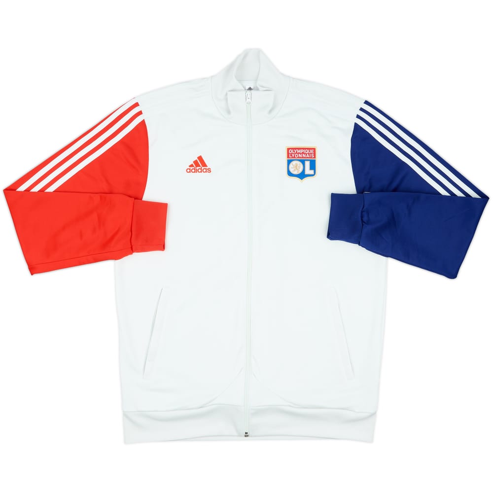 2021-22 Lyon adidas Track Jacket - 9/10 - (L)
