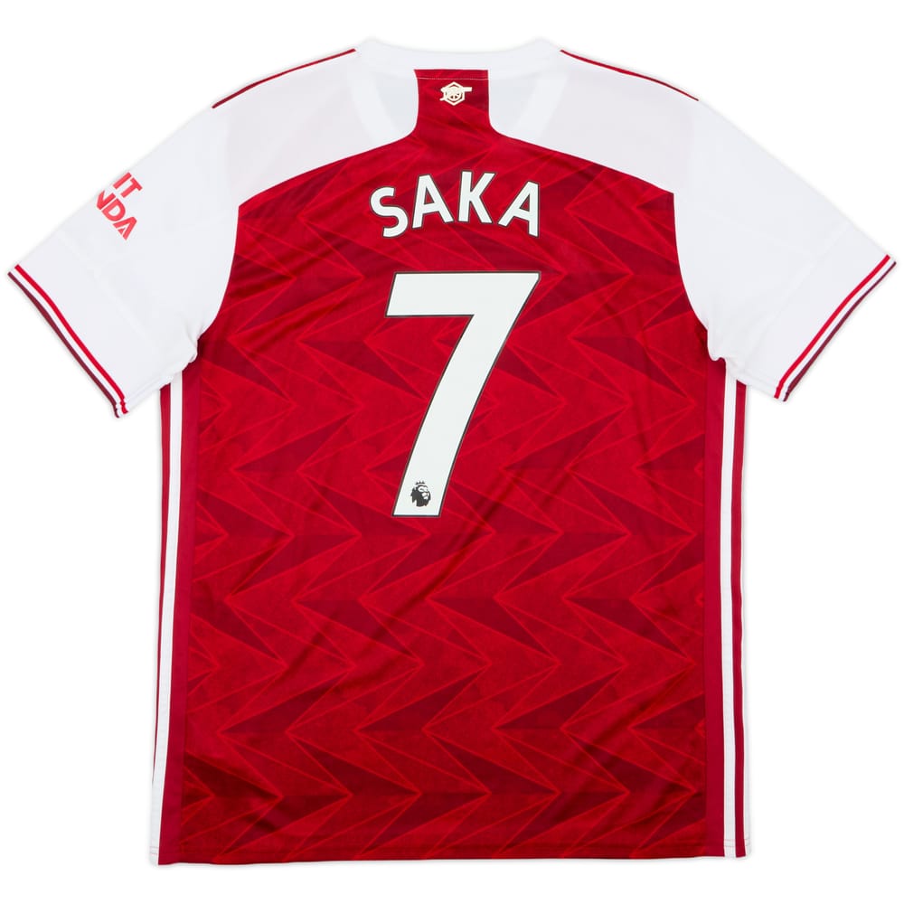 2020-21 Arsenal Home Shirt Saka #7 - 8/10 - (L)