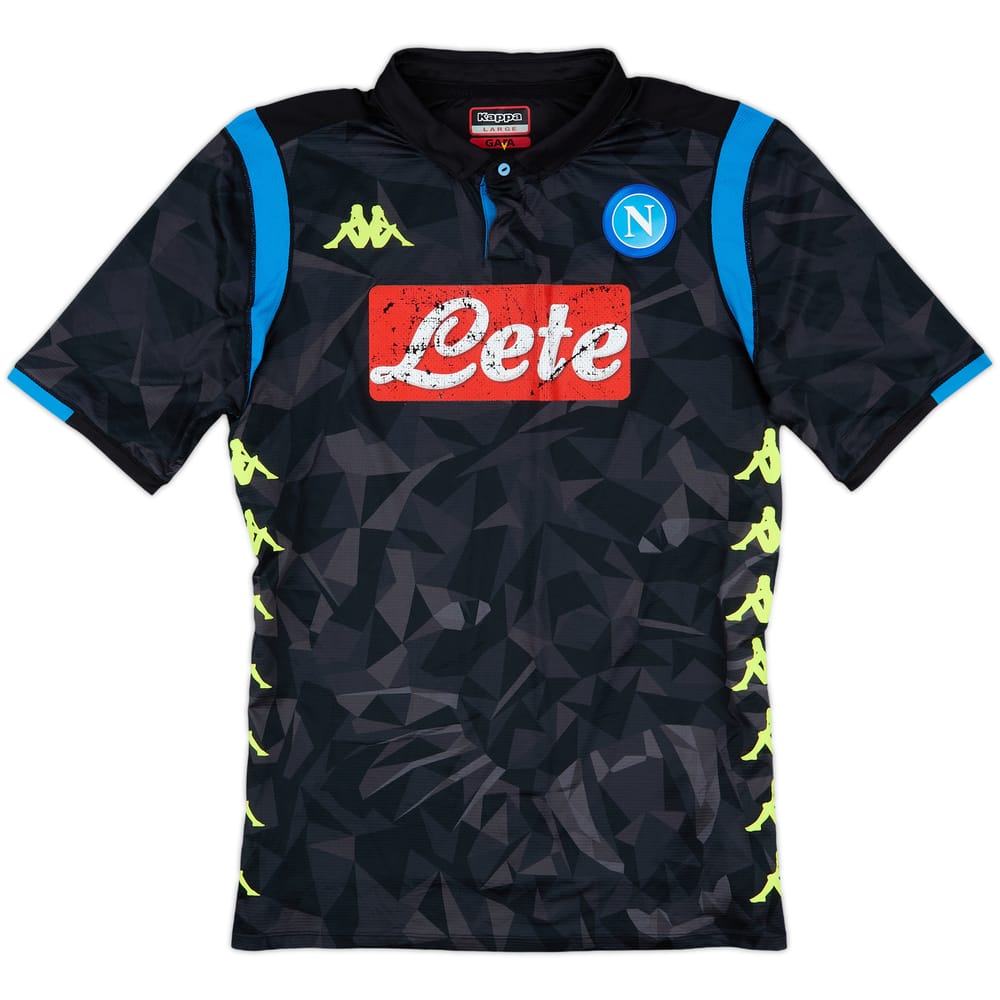 2018-19 Napoli Authentic Away Shirt - 5/10 - (L)