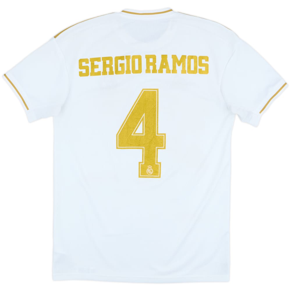 2019-20 Real Madrid Home Shirt Sergio Ramos #4 - 8/10 - (M)