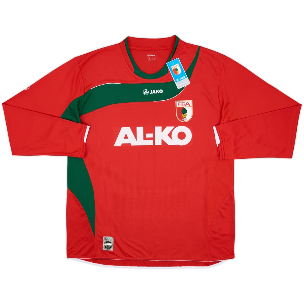 Camiseta de visitante de manga larga del Augsburg 2010-11 (XL)