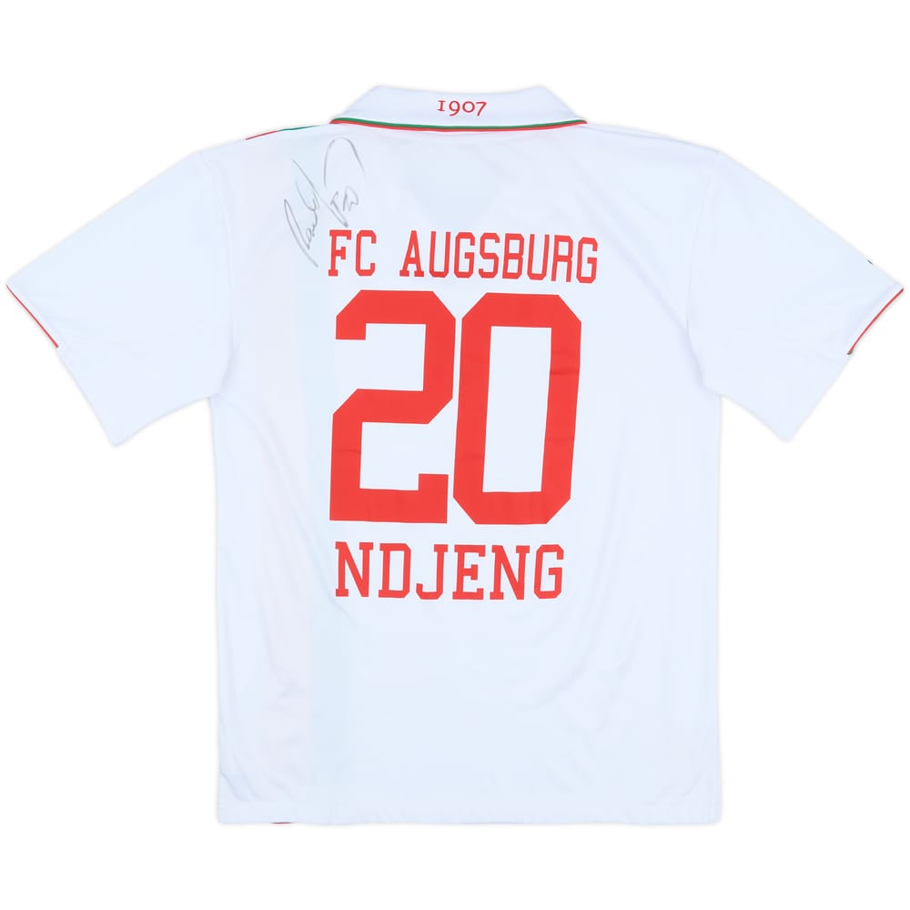 2011-12 Augsburg Signed Home Shirt Ndjeng #20 - 9/10 - (XS)