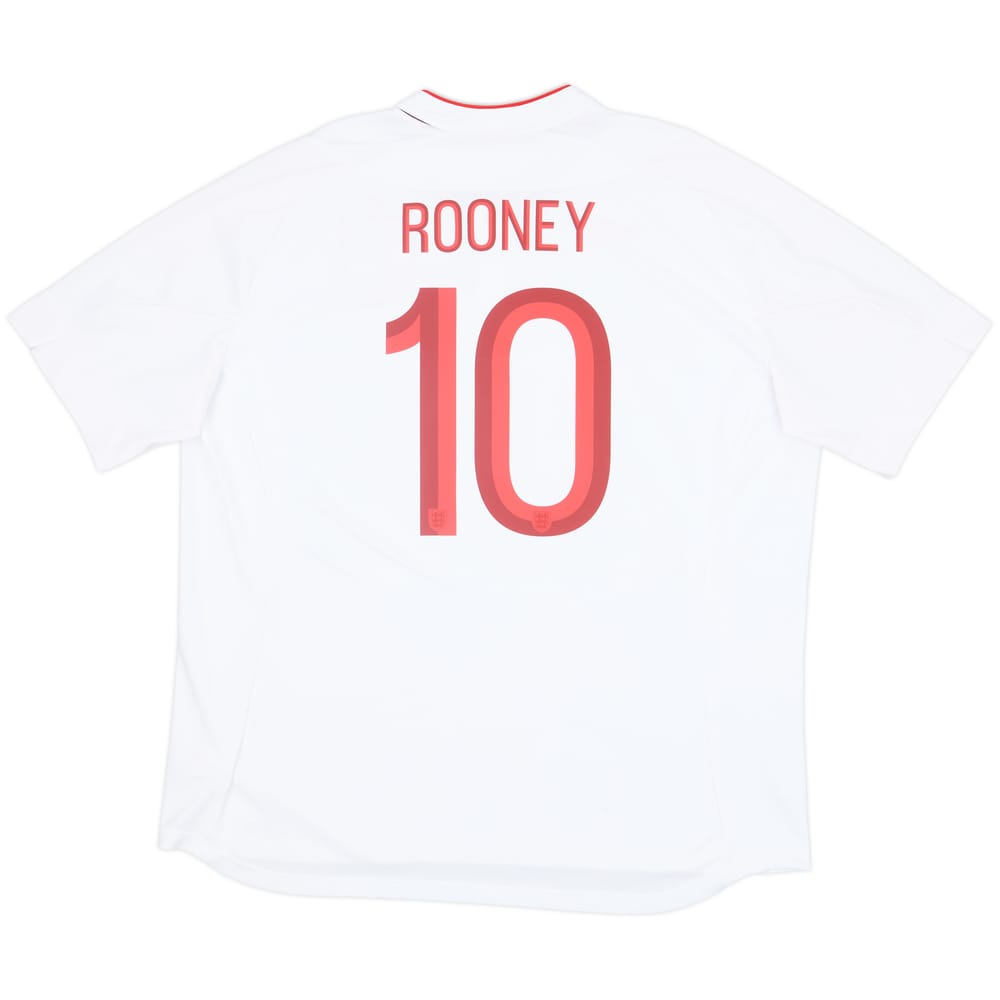2012-13 England Home Shirt Rooney #10 - 9/10 - (3XL)