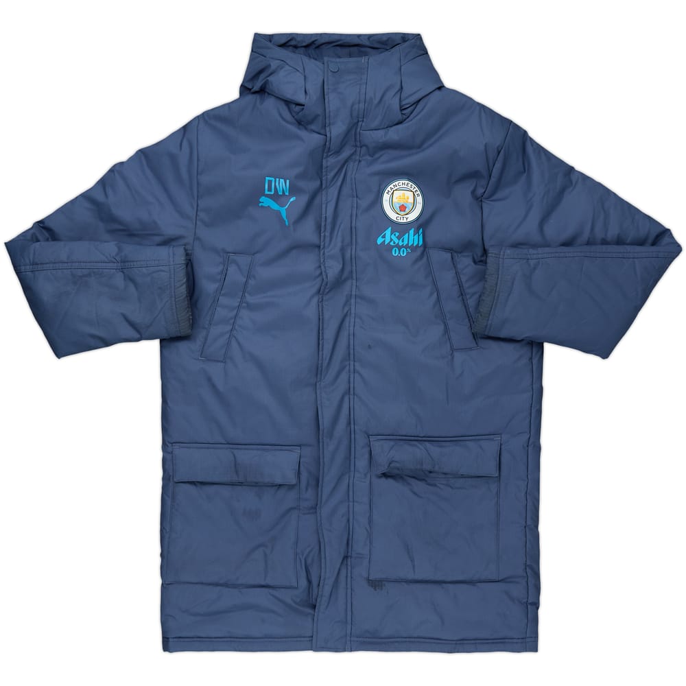 2024-25 Manchester City Staff Issue Puma Padded Bench Coat DW - 7/10 - (M)