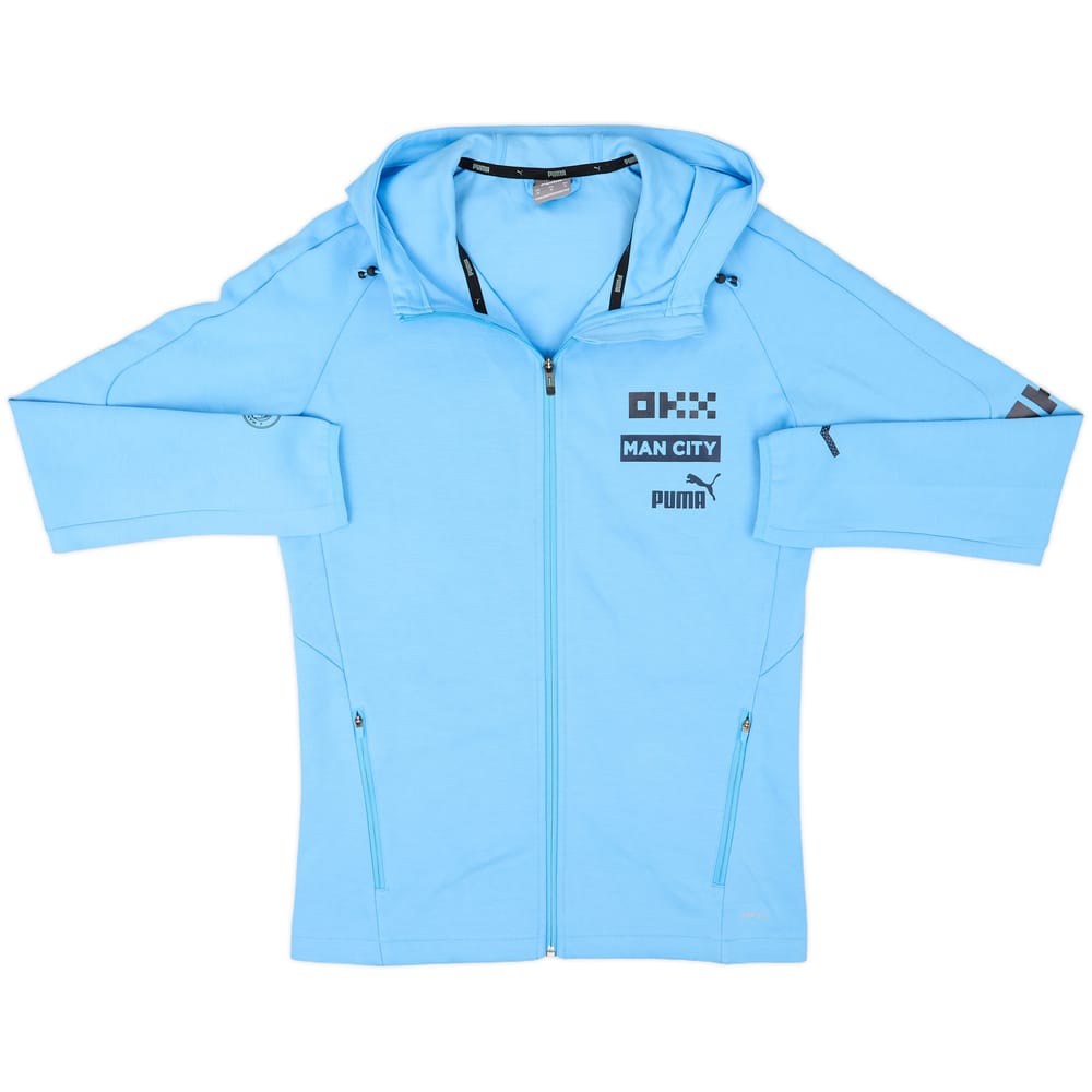 2022-23 Manchester City Puma Hooded Track Jacket - 9/10 - (M)