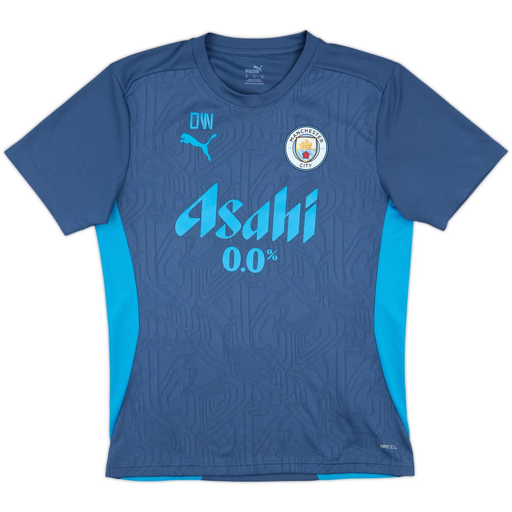 2024-25 Manchester City Staff Issue Training Shirt DW - 10/10 - (M)