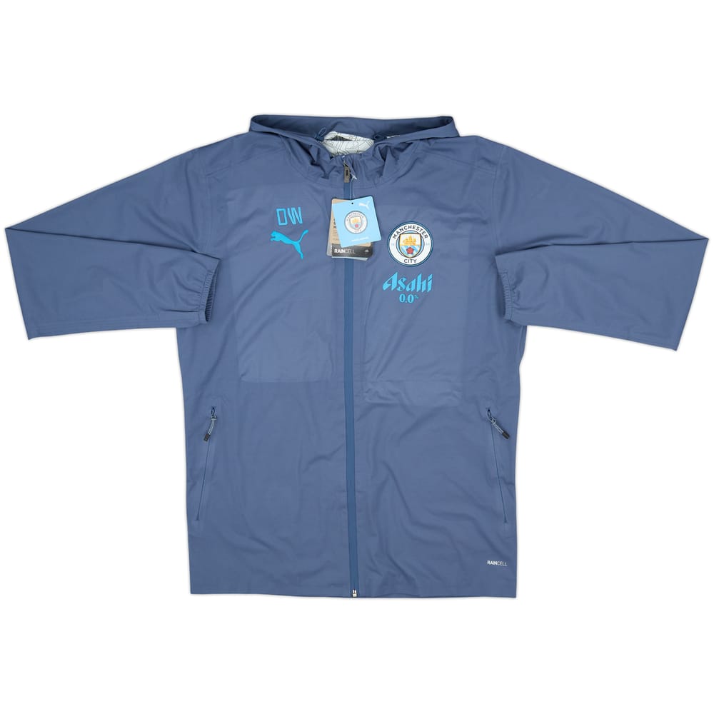 2024-25 Manchester City Staff Issue Puma Hooded Rain Jacket DW (M)