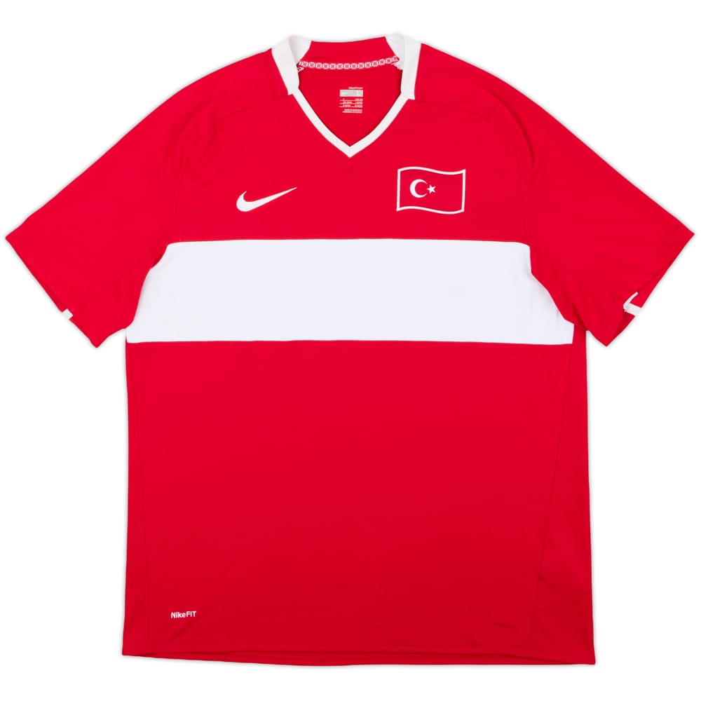 2008-10 Turkey Home Shirt - 8/10 - (L)