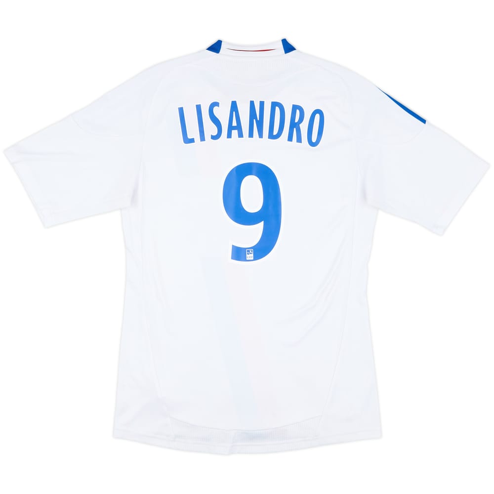 2010-11 Lyon Home Shirt Lisandro #9 - 7/10 - (S)