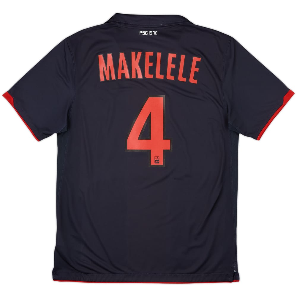 Camiseta de visitante del Paris Saint-Germain 2010-11 Makelele #4 - 7/10 - (M)