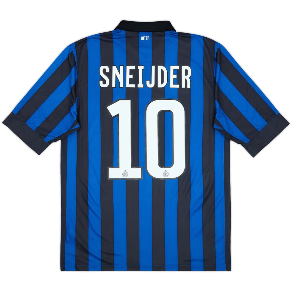 2011-12 Inter Milan Home Shirt Sneijder #10 - 9/10 - (M)