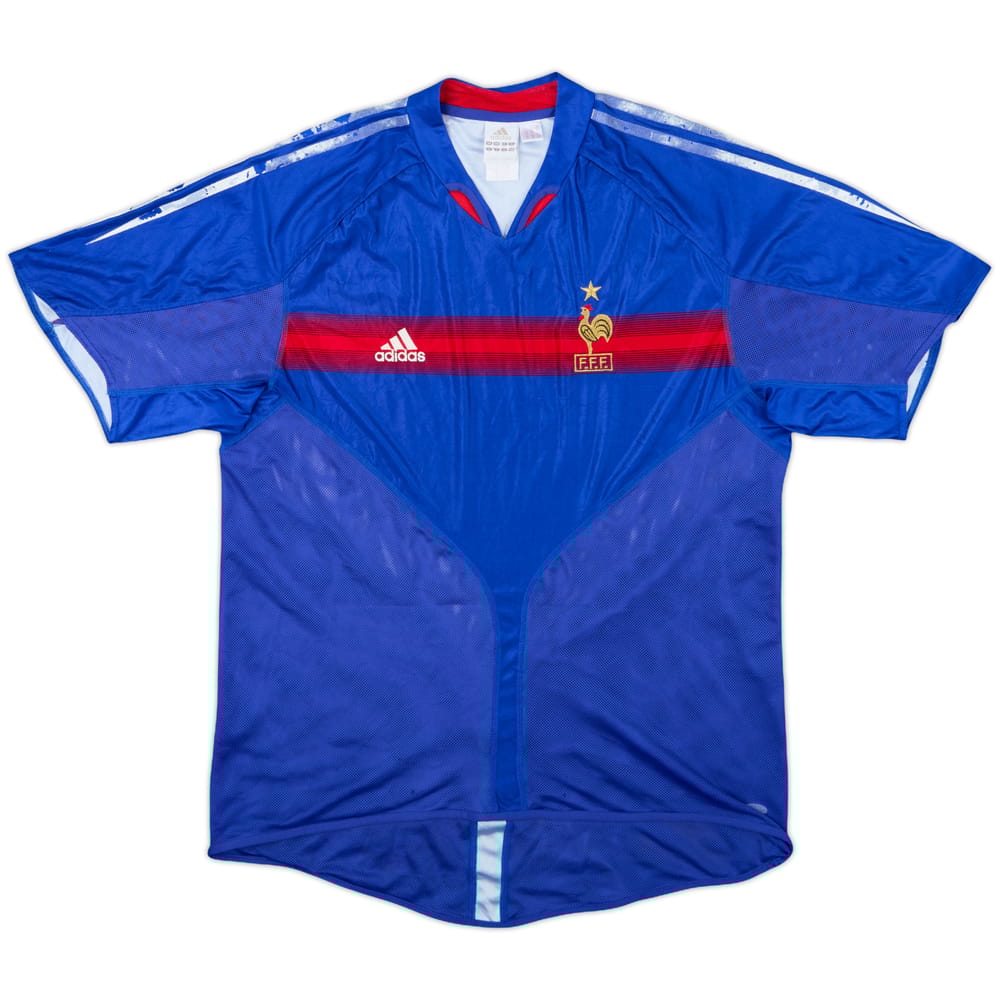 2004-06 France Home Shirt - 3/10 - (L)