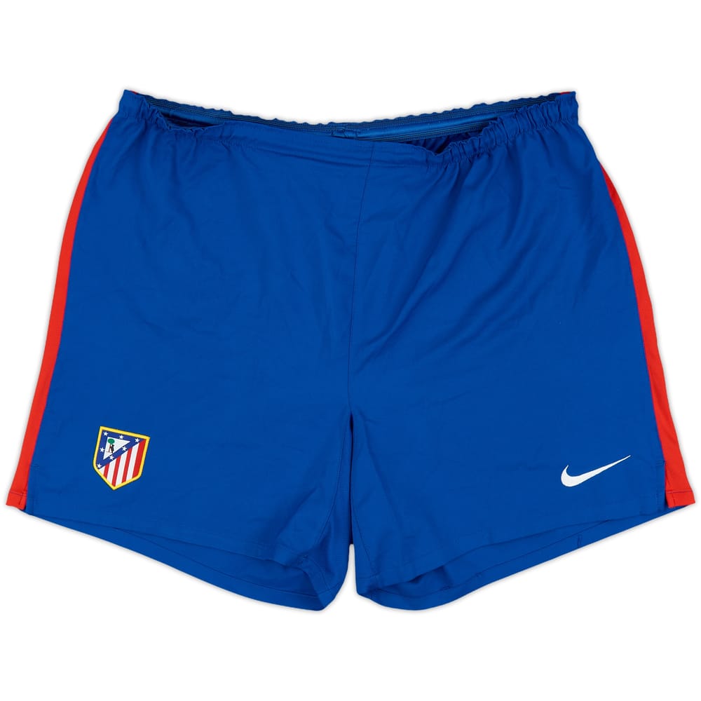 2009-10 Atletico Madrid Player Issue Home Shorts - 8/10 - (XL)