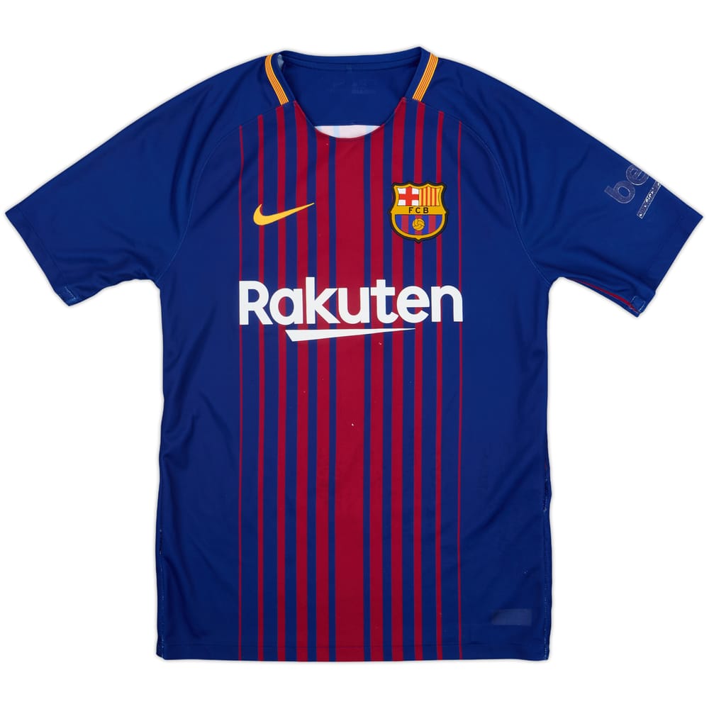 2017-18 Barcelona Home Shirt - 4/10 - (M)