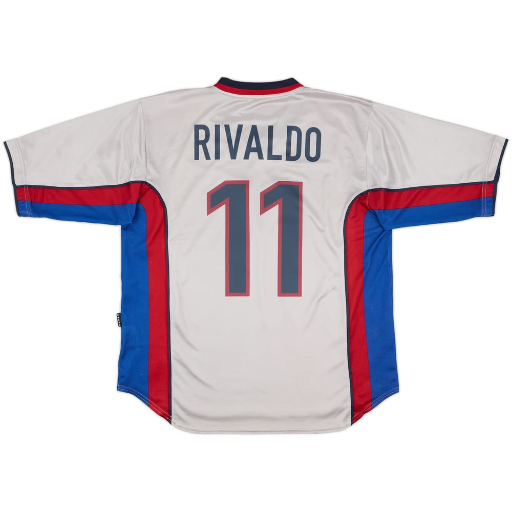 1998-01 Barcelona Away Shirt Rivaldo #11 - 5/10 - (L)