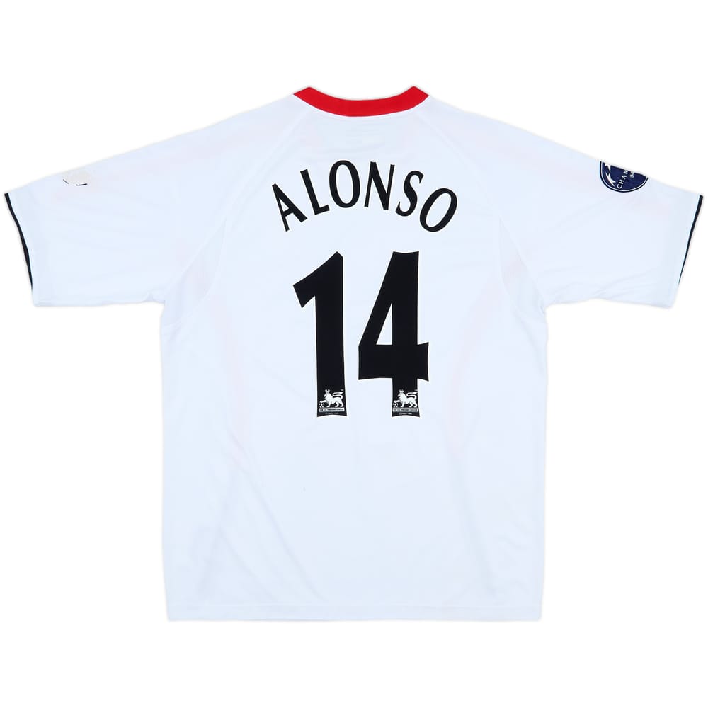 2005-06 Liverpool Away Shirt Alonso #14 - 6/10 - (L)