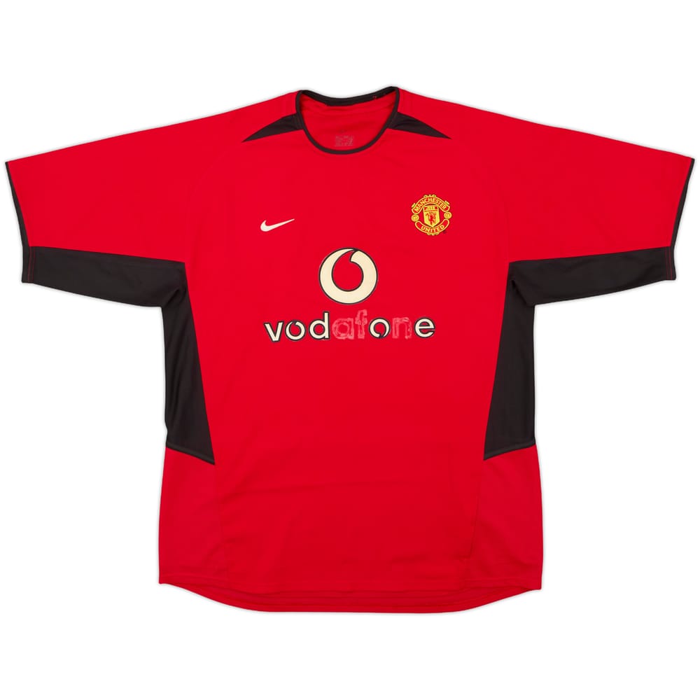 2002-04 Manchester United Home Shirt - 4/10 - (L)