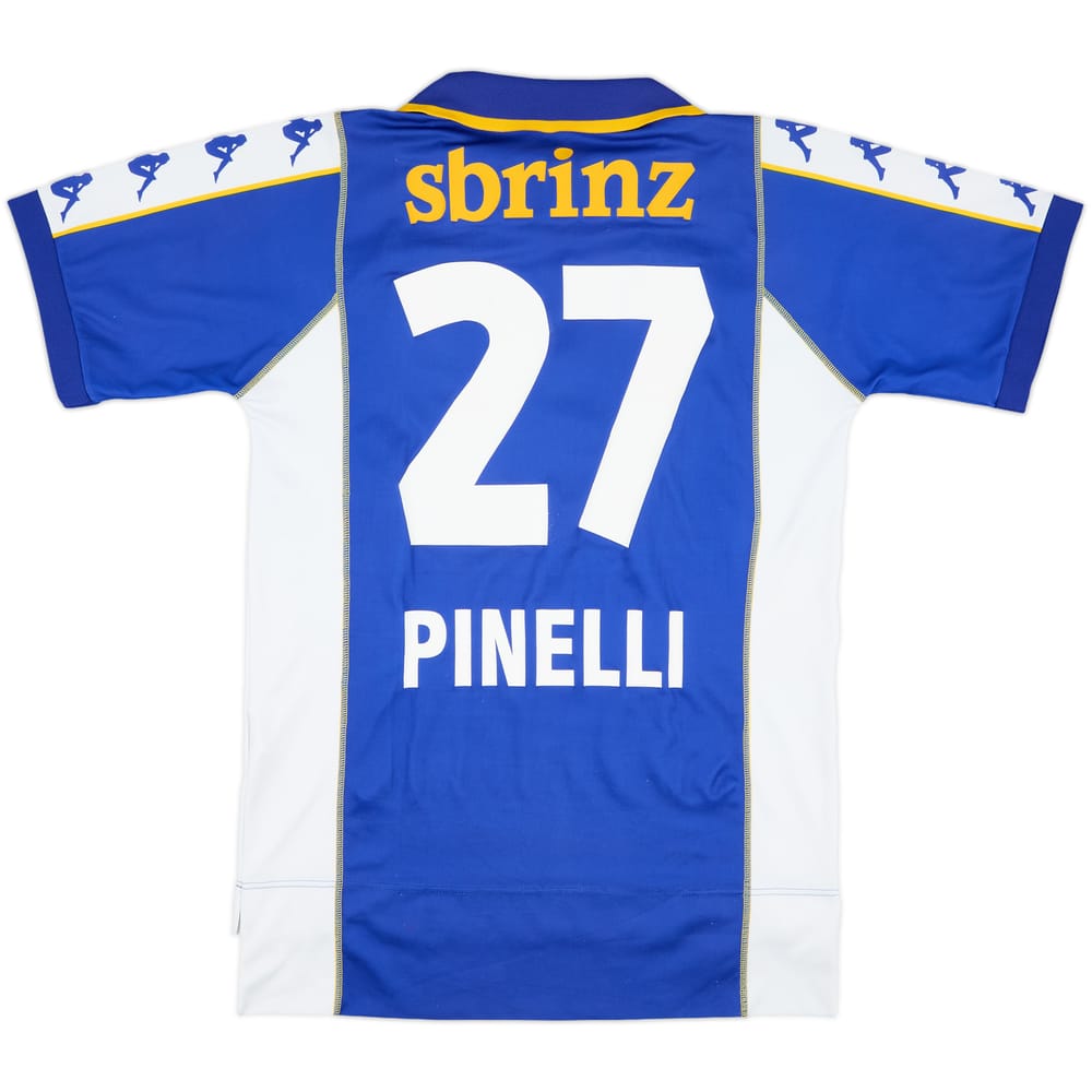 2001-02 FC Luzern Player Issue Home Shirt Pinelli #27 - 7/10 - (L)