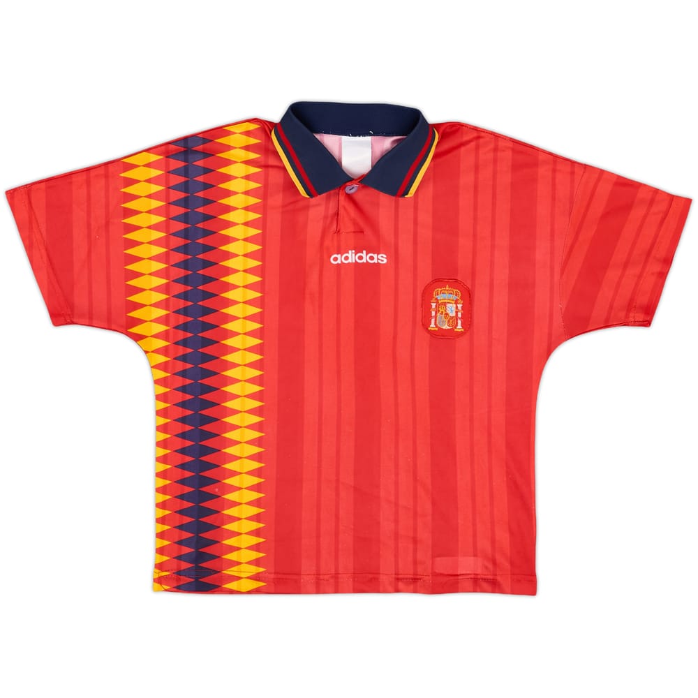 1994-96 Spain Home Shirt - 7/10 - (S.Boys)