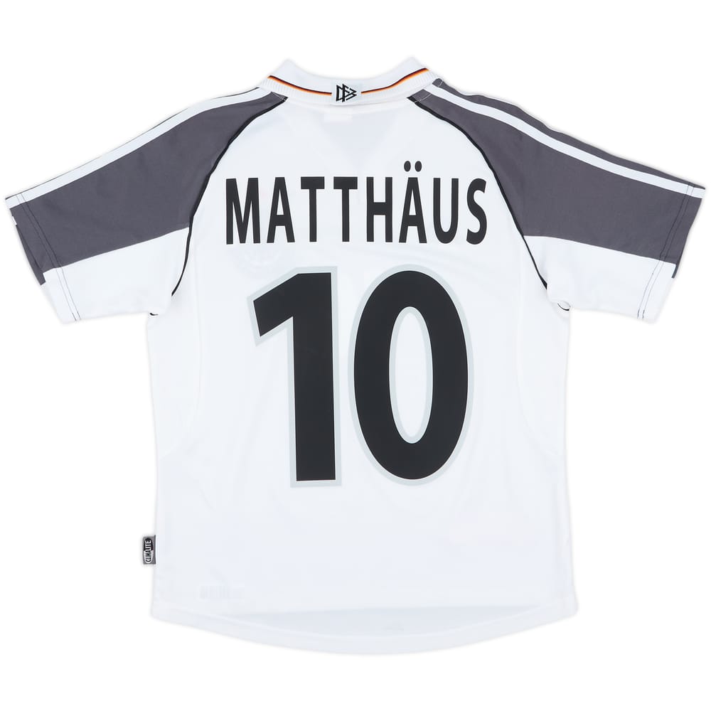 2000-02 Germany Home Shirt Matthaus #10 - 7/10 - (Y)