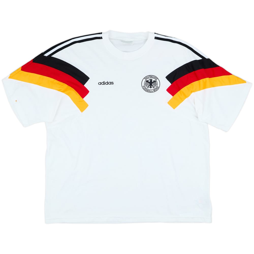 1992-94 Germany adidas Cotton Tee - 8/10 - (XL)