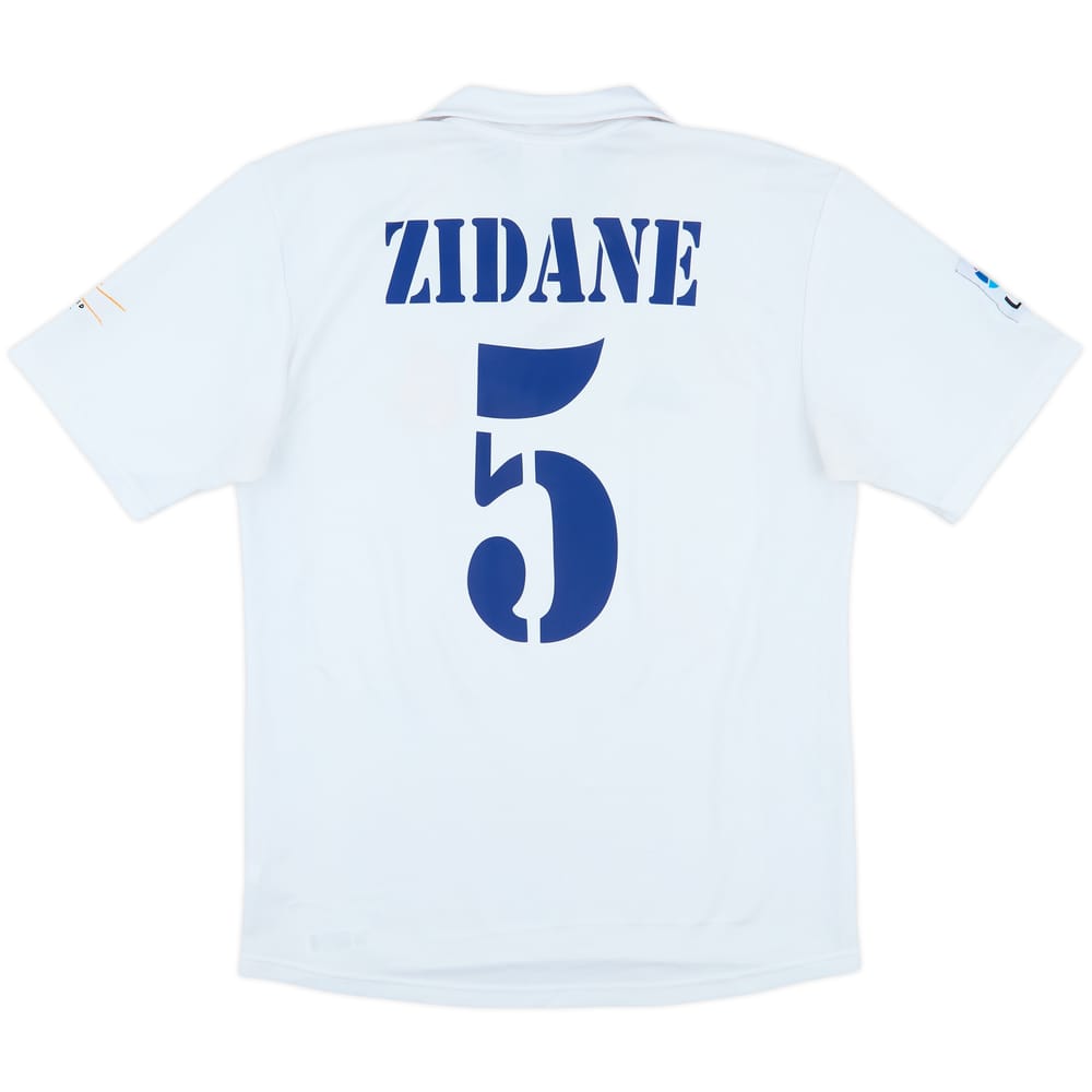2001 Real Madrid Home Shirt Zidane #5 - 9/10 - (S)
