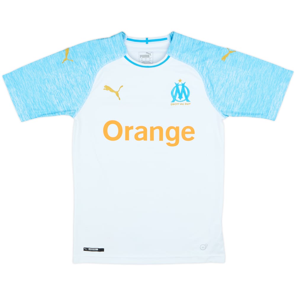 2018-19 Olympique Marseille Home Shirt - 8/10 - (XS)