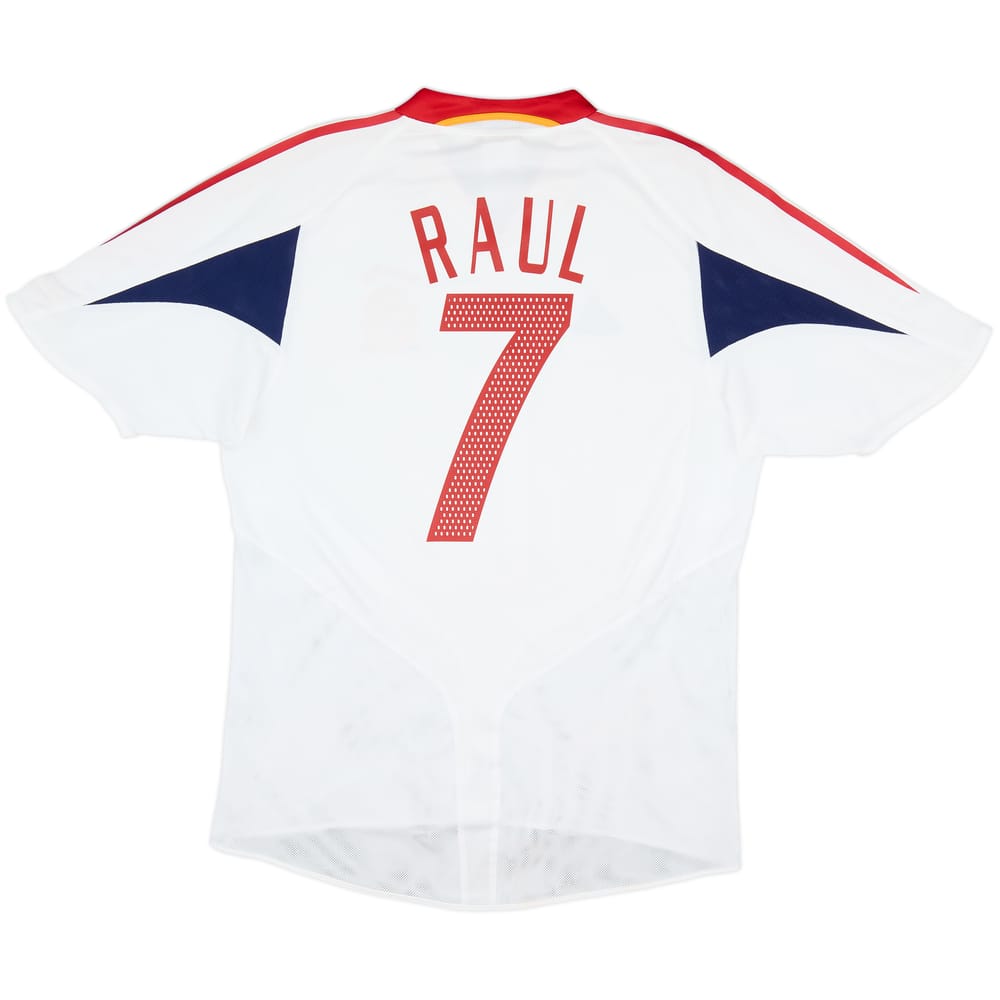 2004-06 Spain Away Shirt Raul #7 - 8/10 - (L)