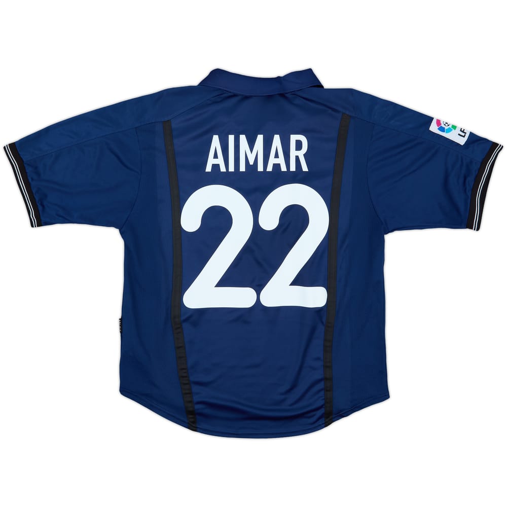 2000-01 Valencia Away Shirt Aimar #22 - 9/10 - (L)
