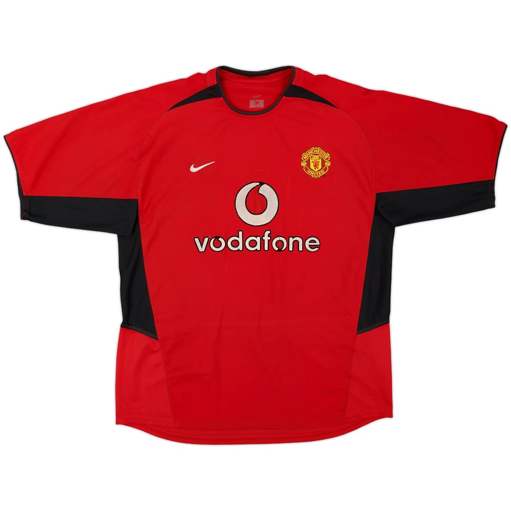 2002-04 Manchester United Home Shirt - 4/10 - (L)