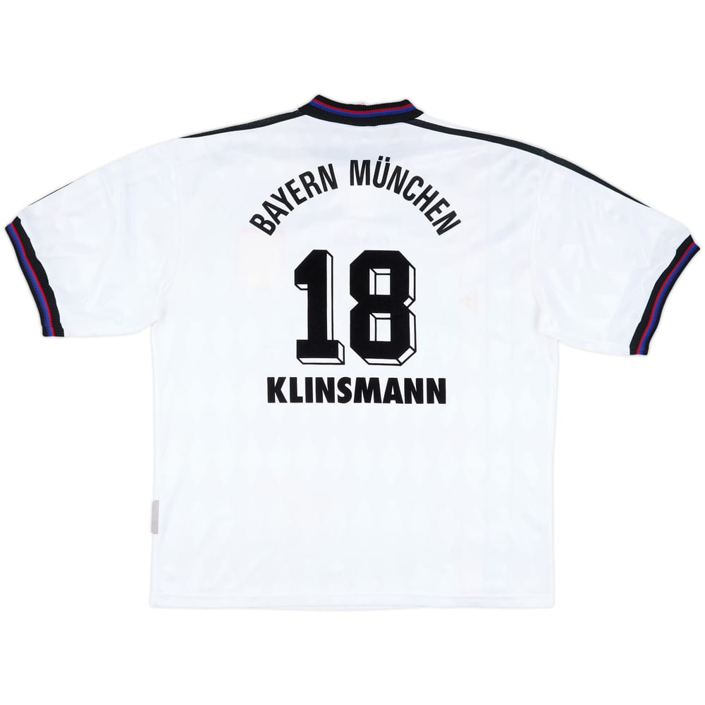 1996-98 Bayern Munich Away Shirt Klinsmann #18 - 8/10 - (XL)