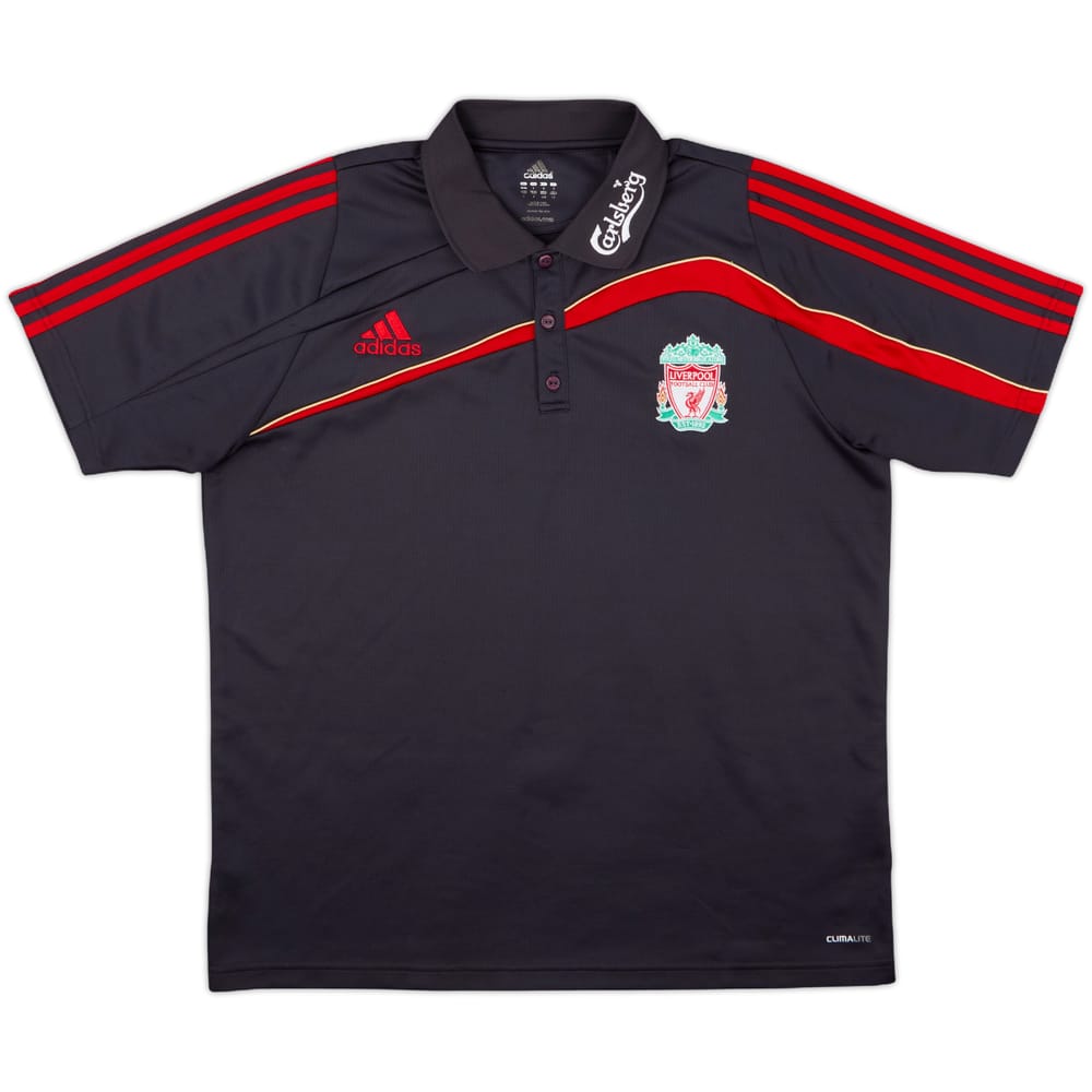 2009-10 Liverpool adidas Polo Shirt - 8/10 - (L/XL)