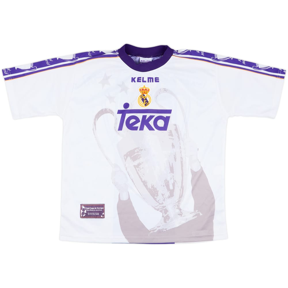 1998-00 Real Madrid Final Copa De Europa Shirt - 9/10 - (L)