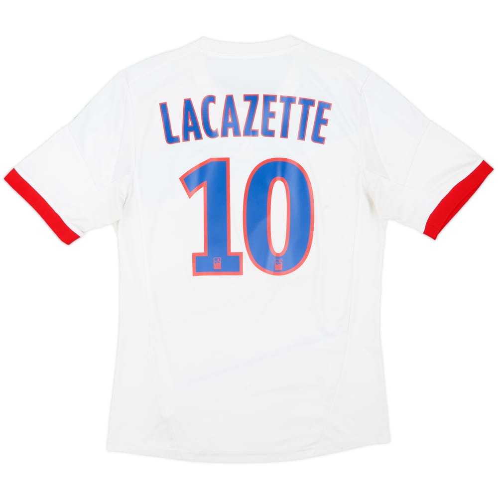 2012-13 Lyon Home Shirt Lacazette #10 - 6/10 - (M)