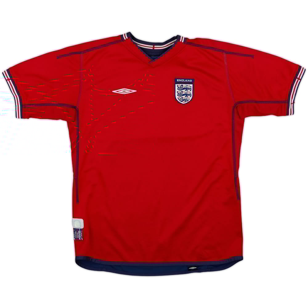 2002-04 England Away Shirt - 8/10 - (L.Boys)