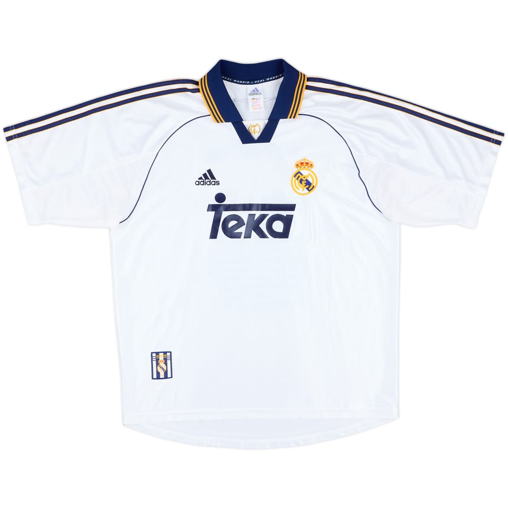 1998-00 Real Madrid 'Final Copa De Europa' Home Shirt - 9/10 - (L)