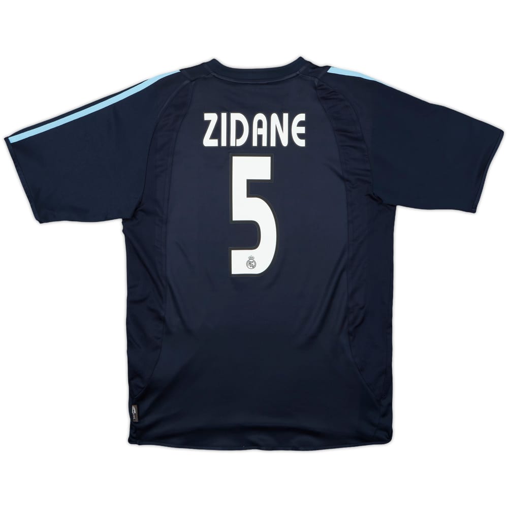 2003-04 Real Madrid Away Shirt Zidane #5 - 7/10 - (XL)