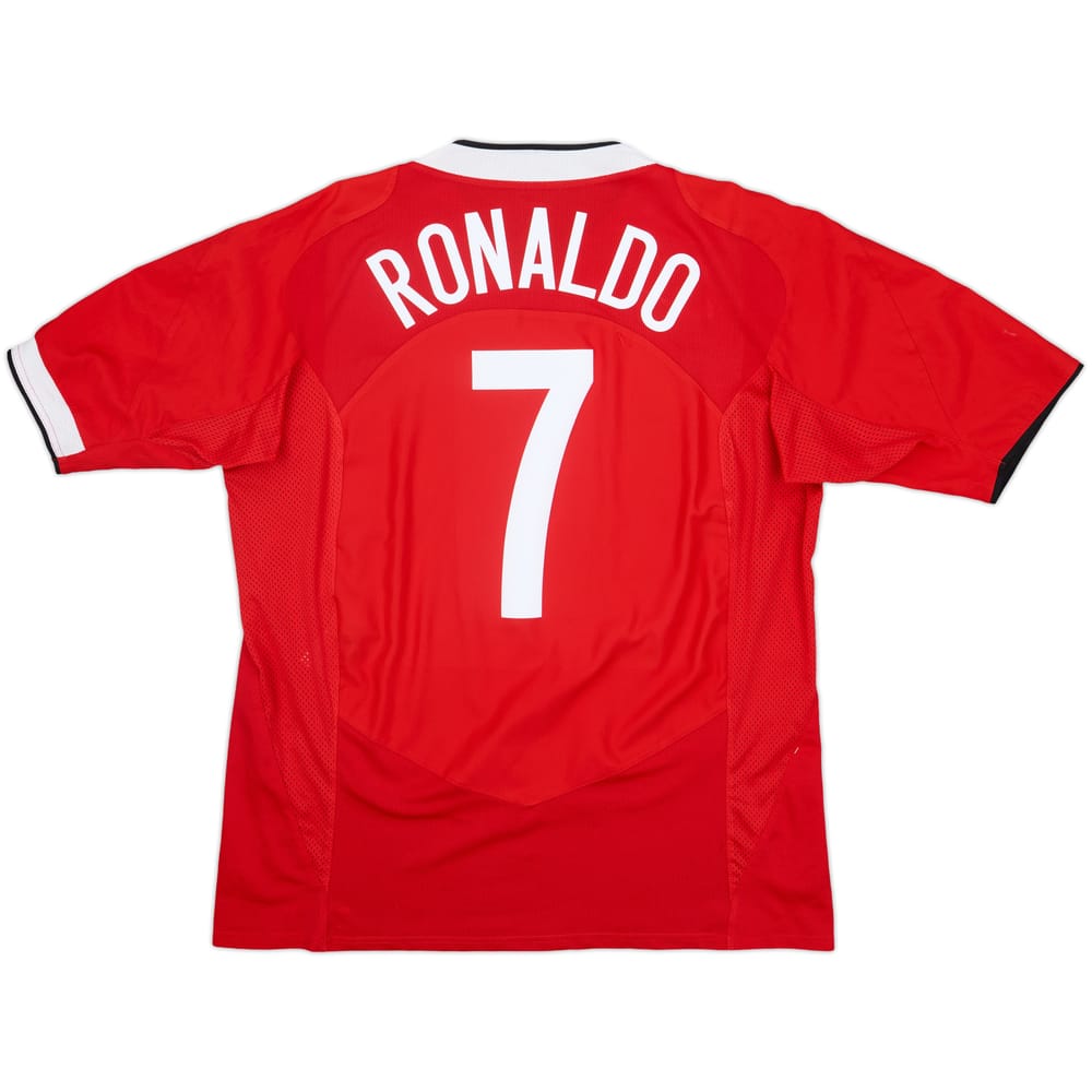 2004-06 Manchester United Home Shirt Ronaldo #7 - 7/10 - (XL)