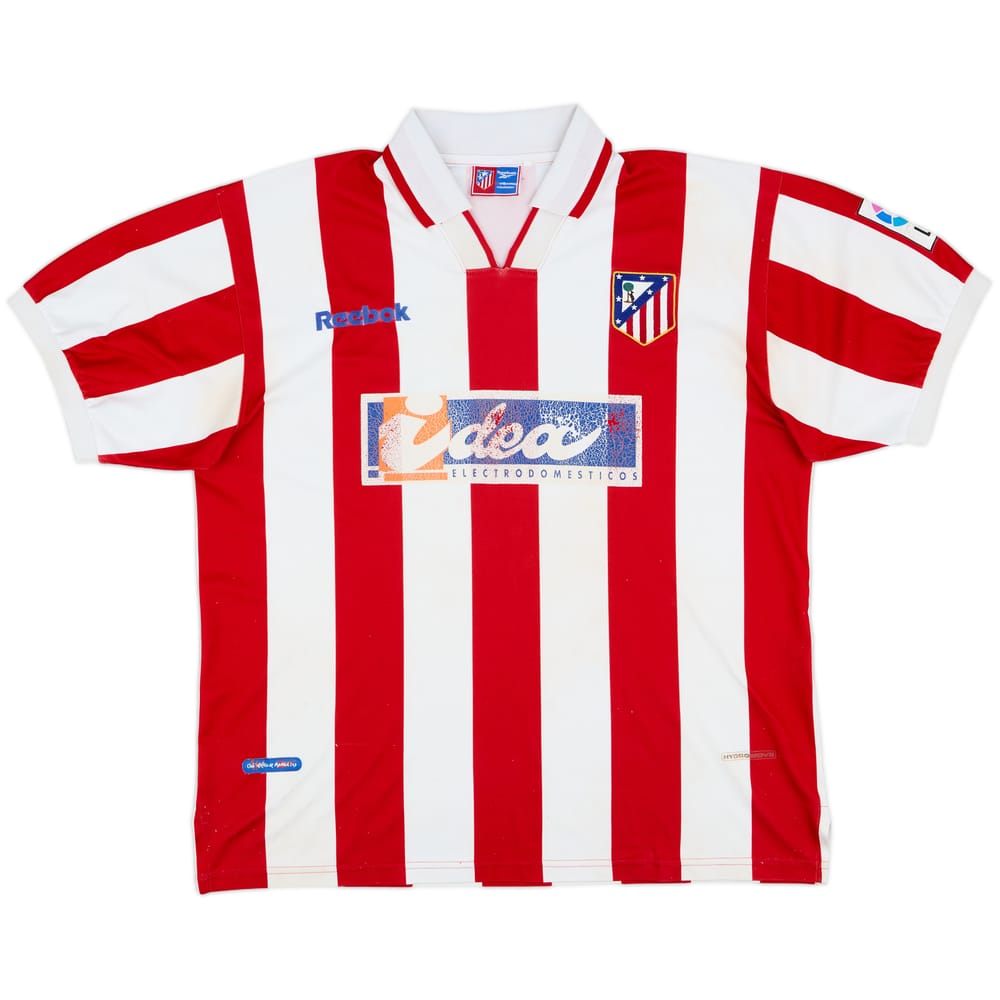 2000-01 Atletico Madrid Home Shirt - 5/10 - (XL)