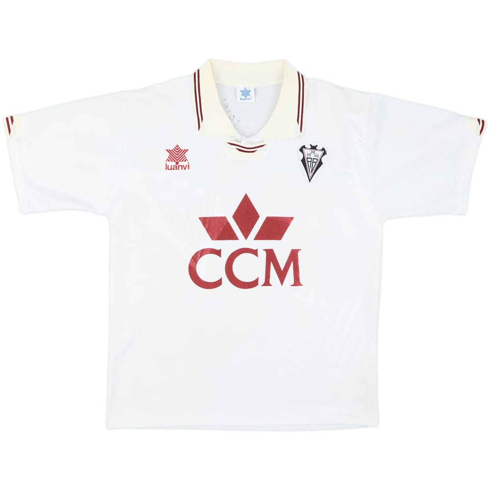 1995-96 Albacete Signed Home Shirt - 8/10 - (L)
