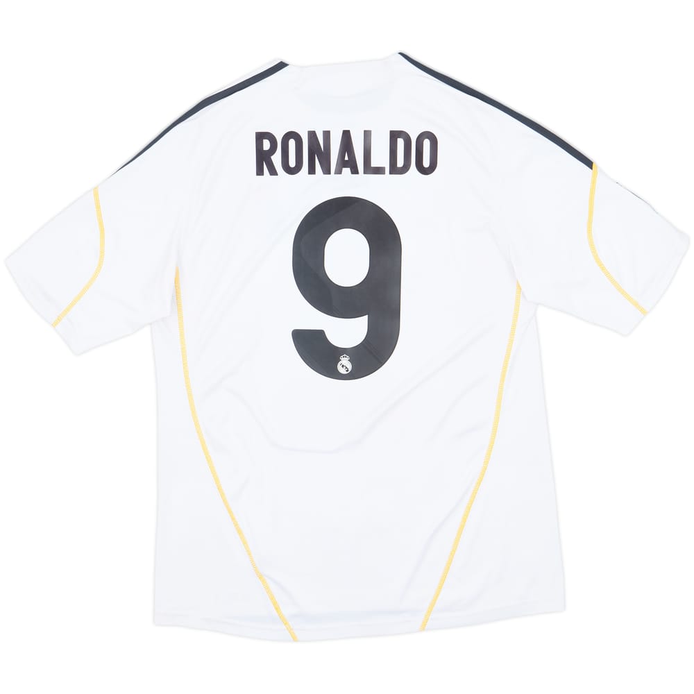 2009-10 Real Madrid Home Shirt Ronaldo #9 - 6/10 - (L)