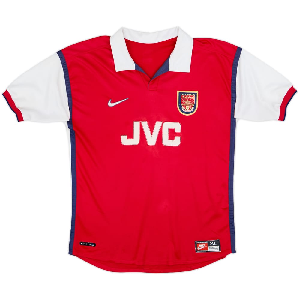 1998-99 Arsenal Home Shirt - 4/10 - (XL)