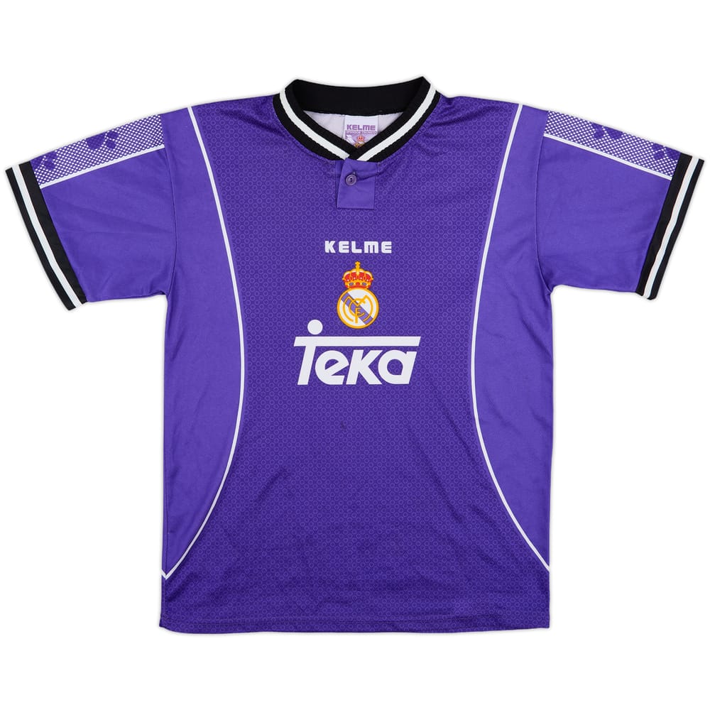 1997-98 Real Madrid Away Shirt - 9/10 - (XL.Boys)