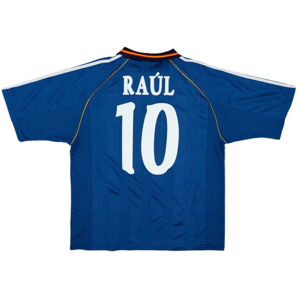 1999-00 Spain Away Shirt Raul #10 - 10/10 - (XL)