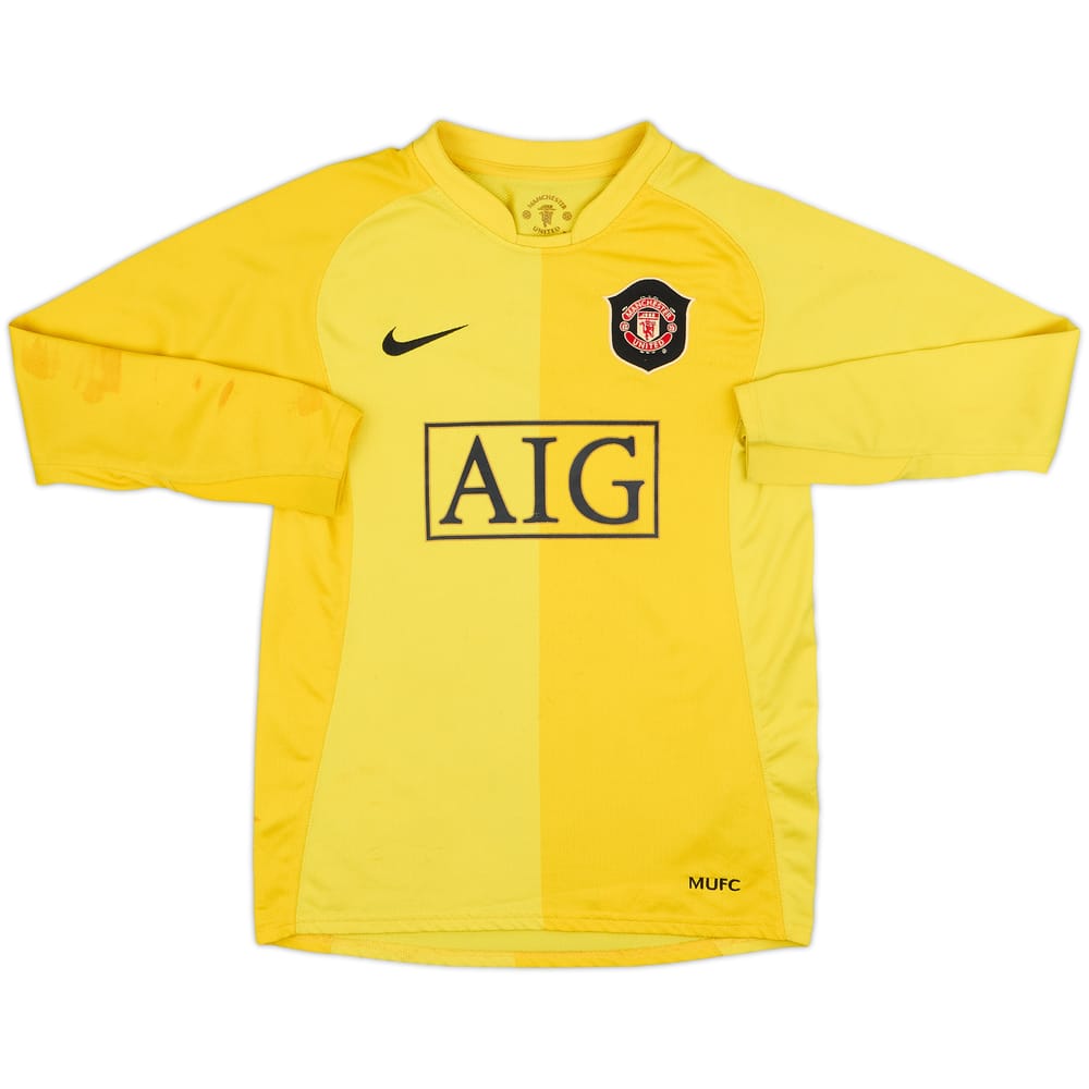 2006-07 Manchester United GK Shirt - 4/10 - (M.Boys)