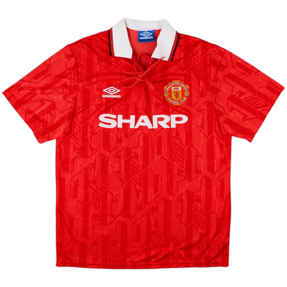 1992-94 Manchester United Home Shirt - 4/10 - (L)