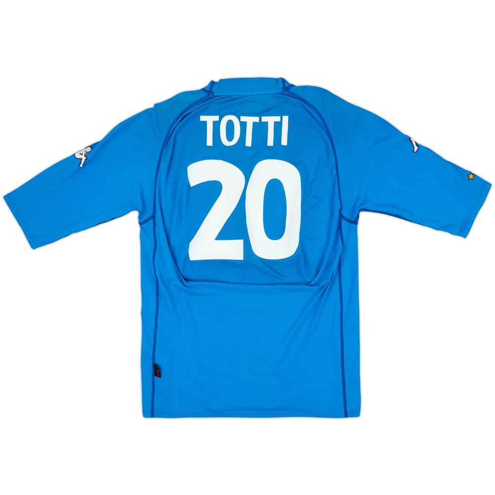 2000-01 Italy Home Shirt Totti #20 - 7/10 - (XXL)