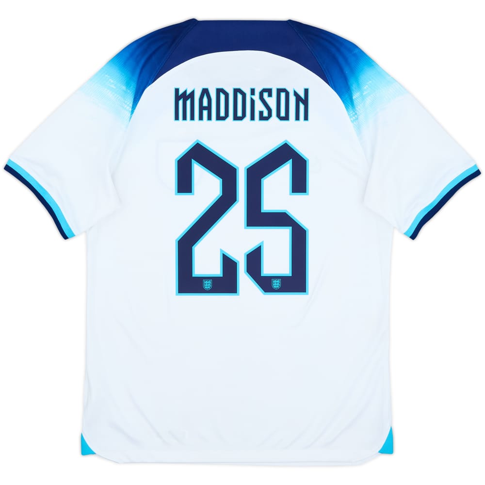 2022-23 England Home Shirt Maddison #25 - 8/10 - (M)